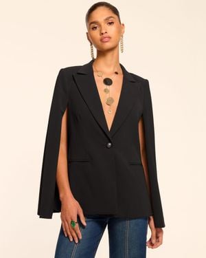 Ramy Brook Lucinda Tailored Cape - Black