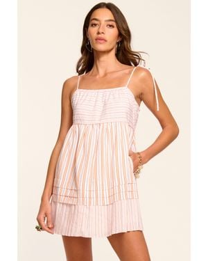 Ramy Brook Lacie Tie Shoulder Mini Dress - Pink