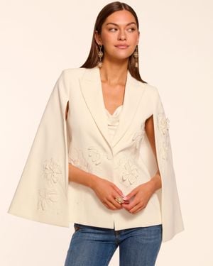 Ramy Brook Rosalinda Embellished Cape - Natural