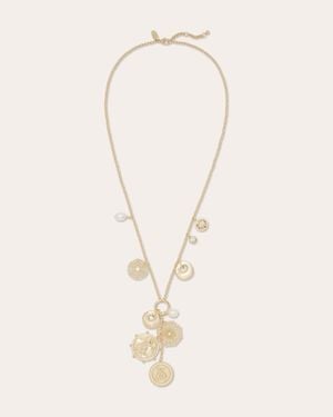 Ramy Brook Selena Medallion Charm Necklace - Natural