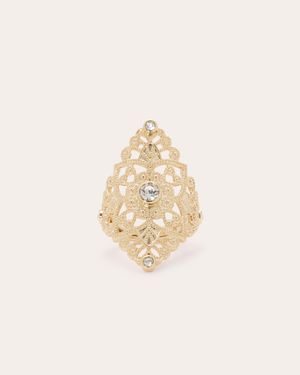 Ramy Brook Laya Medallion Ring - White