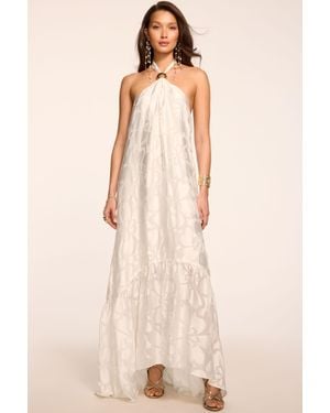 Ramy Brook Zelda Printed Halter Maxi Dress - Natural