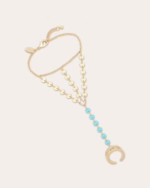 Ramy Brook Saruti Enamel Hand Chain - Natural