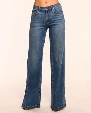 Ramy Brook Tyra 5-Pocket Low-Rise Jean - Blue