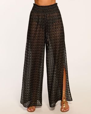 Ramy Brook Glora High Rise Coverup Pant - Brown