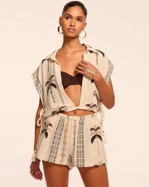 Ramy Brook Kieran Coverup Top - Natural