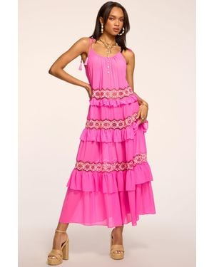 Ramy Brook Lisbeth Coverup Midi Dress - Pink