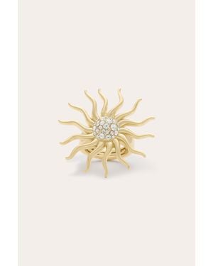Ramy Brook Serra Pave Sunburst Ring - Natural