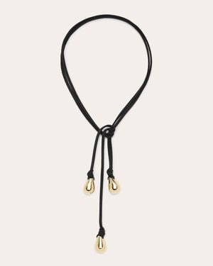 Ramy Brook Yara Suede Tie Necklace - Natural