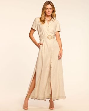 Ramy Brook Melina Short Sleeve Maxi Dress - Natural