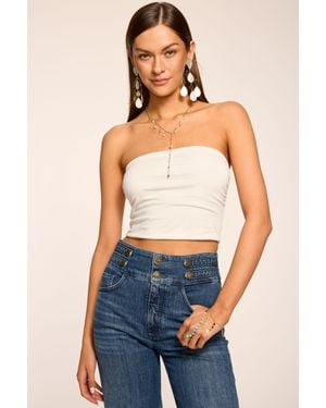 Ramy Brook Raya Solid Jersey Tube Top - Blue