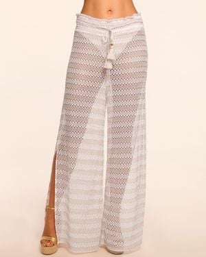 Ramy Brook Glora Lurex Swirl Coverup Pant - Pink