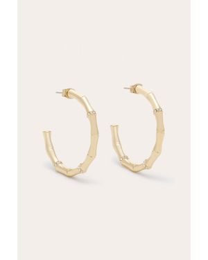 Ramy Brook Chiara Pave Hoops - Natural