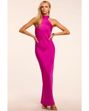 Ramy Brook Tatiana High Neck Gown - Pink