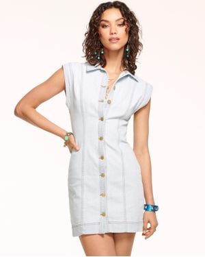 Ramy Brook Lolita Denim Mini Dress - White