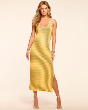 Ramy Brook Everest Knit Scoop Neck Maxi Dress - Yellow