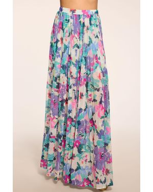 Ramy Brook Jacqueline Printed Maxi Skirt - Blue