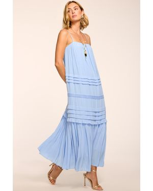 Ramy Brook Ruby Tiered Maxi Dress - Blue