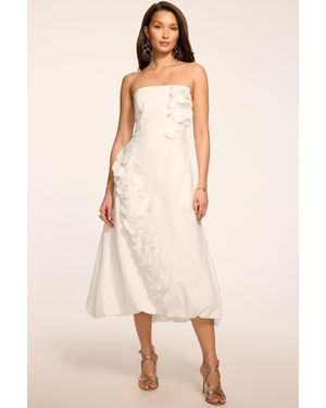 Ramy Brook Zaria Embellished Strapless Midi Dress - Natural