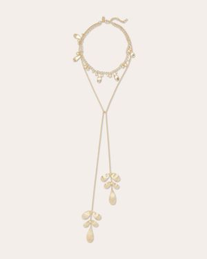 Ramy Brook Anya Flower Lariat Necklace - Natural