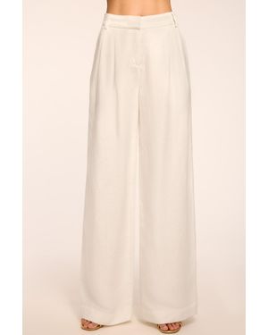 Ramy Brook Oscar Textured Linen Pant - Natural