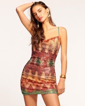 Ramy Brook Cecilia Dress in Brown | Lyst