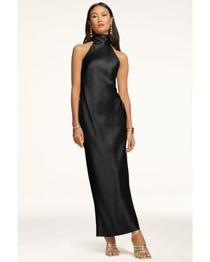 Ramy Brook Tatiana High Neck Gown - Black