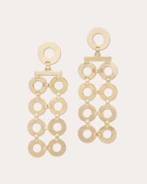 Ramy Brook Helen Link Statement Earrings - Natural