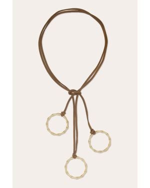Ramy Brook Chiara Suede Wrap Necklace - Natural