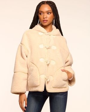 Ramy Brook Lucy Faux Fur Coat - Natural