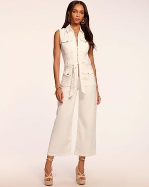 Ramy Brook Bell Sleeveless Denim Jumpsuit - Natural
