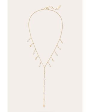 Ramy Brook Irisa Pearl Lariat Necklace - Natural