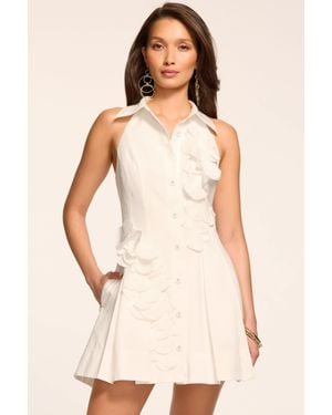 Ramy Brook Donna Cotton Embellished Mini Dress - Natural