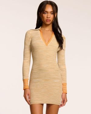 Ramy Brook Zeeva Knit Long Sleeve Mini Dress - Natural