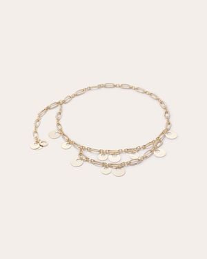 Ramy Brook Mckayla Paillette Charm Chain Belt - Natural