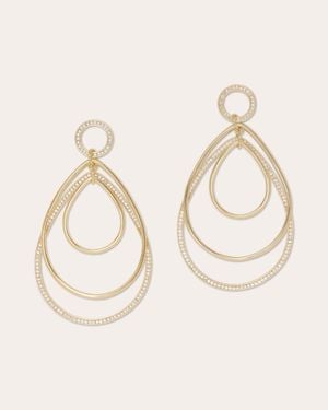 Ramy Brook Rena Sparkle Layered Earrings - Natural