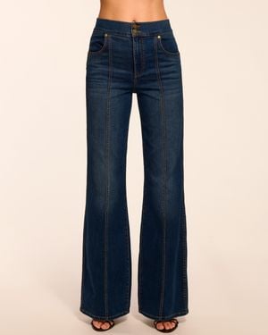 Ramy Brook Tina High-Rise Wide Leg Jean - Blue