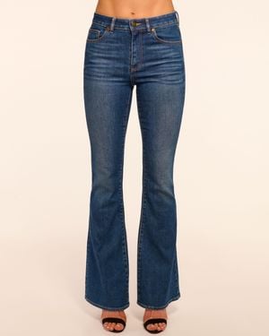 Ramy Brook Helena 5-Pocket Flare Jean - Blue