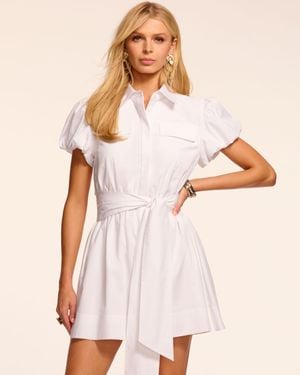 Ramy Brook Nicky Cotton Poplin Short Sleeve Mini Dress - Pink