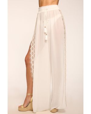 Ramy Brook Athena Embellished Pant - Natural