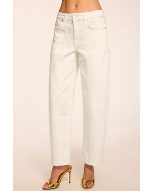 Ramy Brook Nadia Straight Leg Jean - Natural