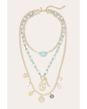 Ramy Brook Arianna Layered Charm Necklace - Natural