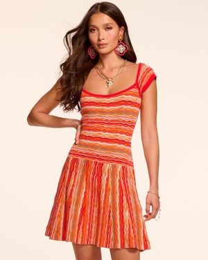 Ramy Brook Darya Knit Sleeveless Mini Dress - Red