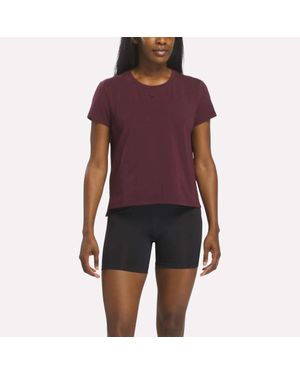 Reebok Graphic Glow Top - Purple