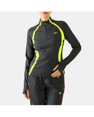 Reebok Id Football Quarter Zip Top - Black