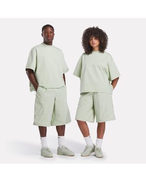 Reebok Tobe X Chukwu Shorts De Talle Alto, Tamaño - Verde