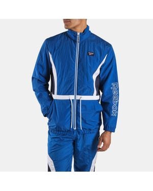Reebok Giacca Della Tuta Heritage Curve, Uomo, Taglia - Blu