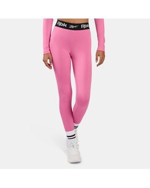 Reebok Core Fitness Training Ruched Legging - Pink