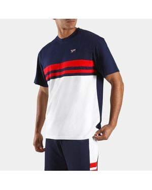 Reebok Heritage Cut & Sew T-Shirt - Blue