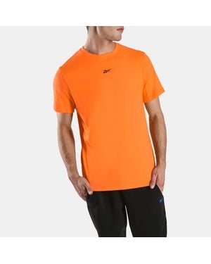 Reebok Camiseta Para Hombre Athlete Tamaño - Naranja